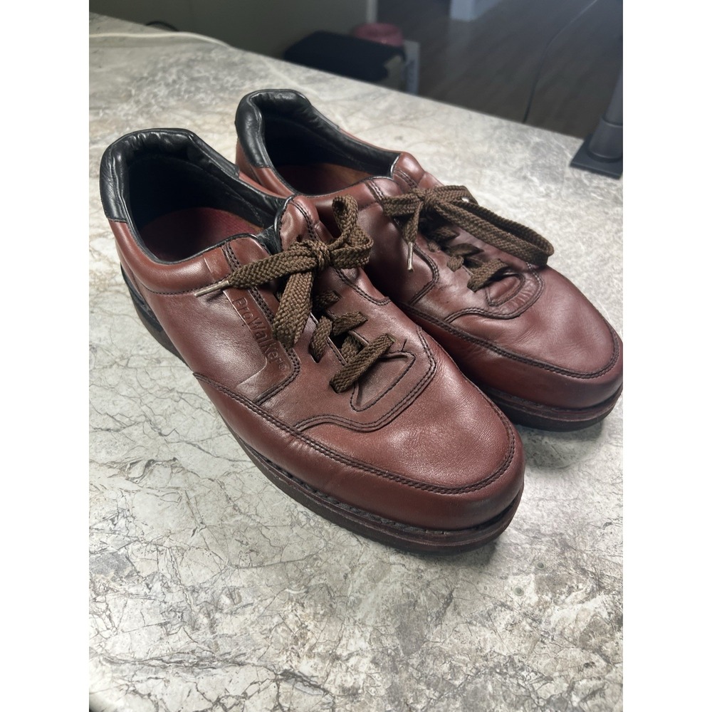 Vintage Rockport ProWalker Mens Leather Walking Shoes Burgundy Size 11.5W